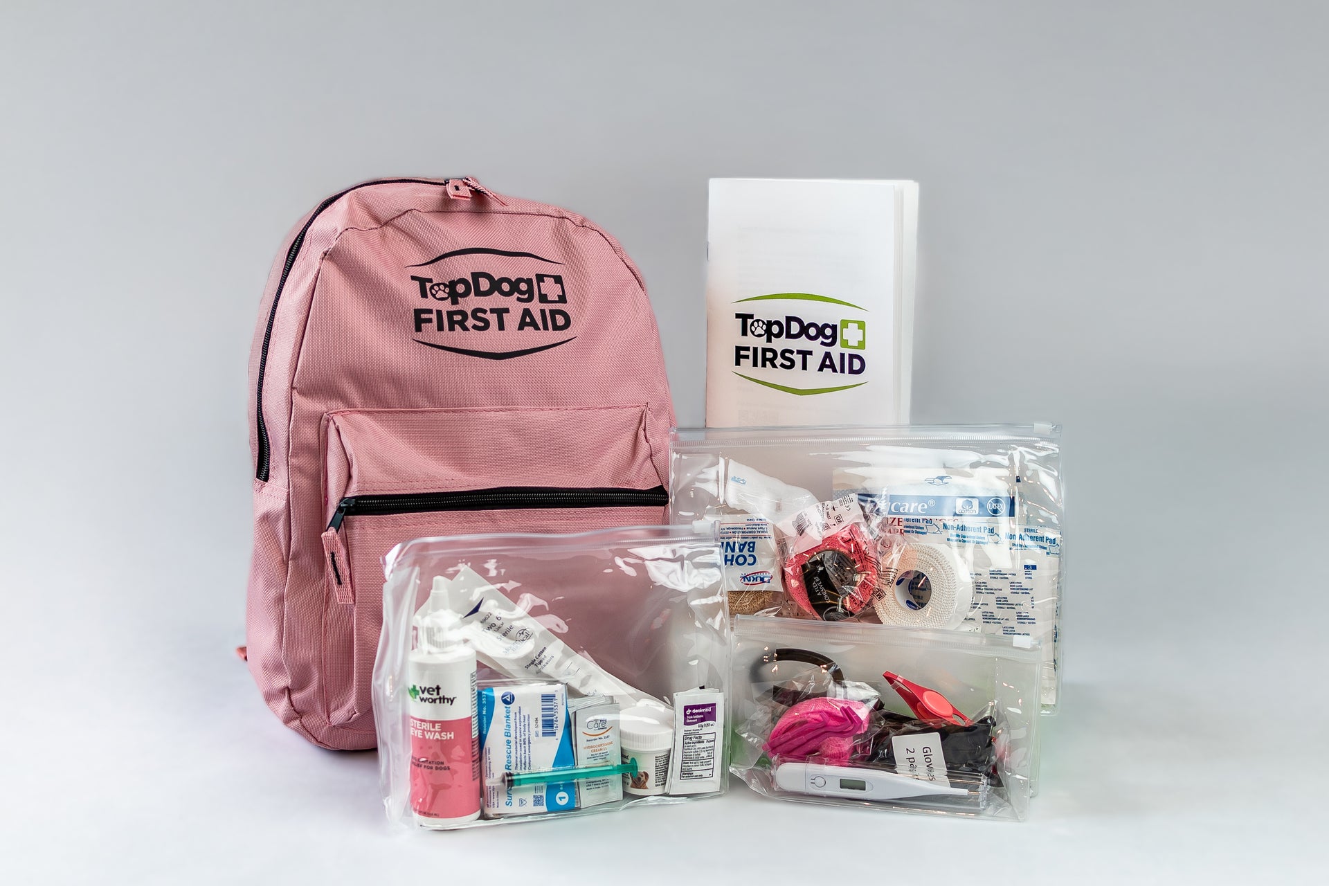 Rescue Kit Dog First Aid Kit List Top Dog First Aid Backpack Rose Pink
